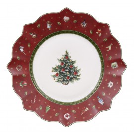 Dessert Plate Color Red Toy'S Delight
