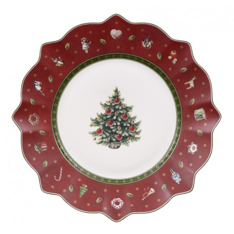 Dessert Plate Color Red Toy'S Delight
