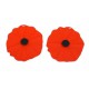 couvercle silicone 28cm coquelicot