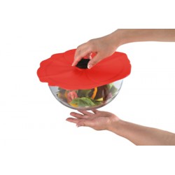 couvercle silicone 28cm coquelicot