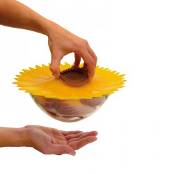 couvercle silicone 28cm tournesol