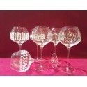 6 verres à vin super 35cl taille moderne