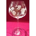 6 verres à vin super 60cl taillé raisin