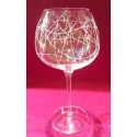 6 verres à vin super 60cl taille abstrait