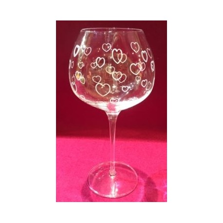 6 verres à vin super 60cl taille bulles