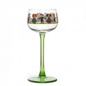 6 verres Alsace décor hansi