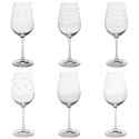 6 Wine Glasses 35Cl Graphik