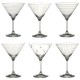 6 Verres à cocktail Graphik 35cl