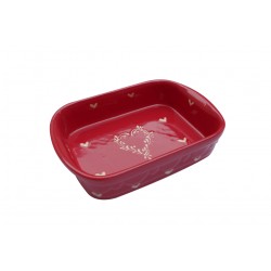 Plat à four coeur rouge 4 tailles disponibles