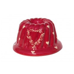 Kougelhopf coeur rouge 4 tailles disponibles