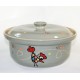 Terrine ronde cocotte gris. 2 tailles disponibles