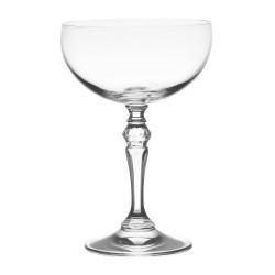 6 crystal Champagne cups 26cl