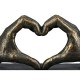 Sculpture heart with hands "Casablanca"