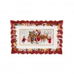 Toy'S Fantasy Large rectangular Cup santa and sled