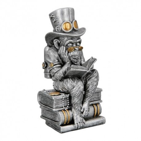 Sculpture singe steampunk "casablanca"