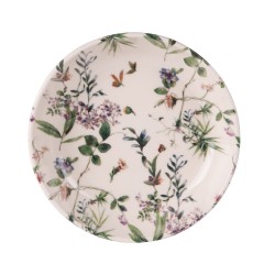 Assiette calotte en Porcelaine 20cm champêtre