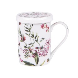 coffret tisanière Porcelaine champêtre