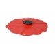 couvercle silicone 15cm coquelicot