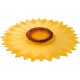 couvercle silicone 23cm tournesol