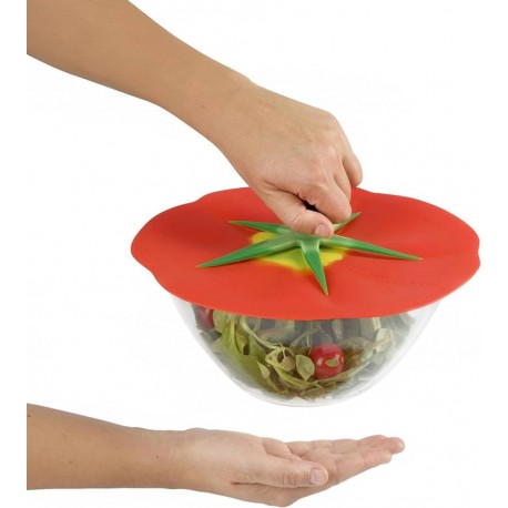 couvercle silicone 20cm Tomate