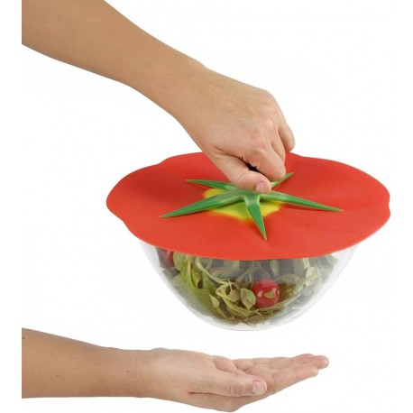 couvercle silicone 23cm Tomate