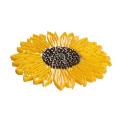 Dessous de plat et manique silicone Sunflower
