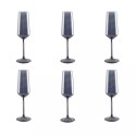 6 flûte à champagne noir 20cl