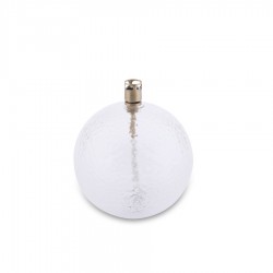 Lampe à huile Periglass boule martelé M