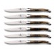 6 Forge Horn Tip Knives Laguiole