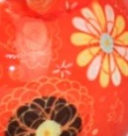 orange - fleurs